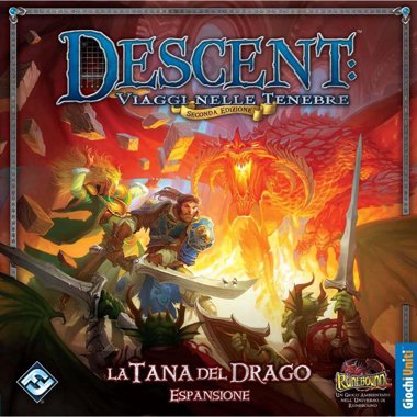 Copertina di Descent: La Tana del Drago Copertina di Descent: La Tana del Drago