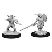 Nolzur's Marvelous Miniatures - Goblin Male Rogue & Goblin Female Bard
