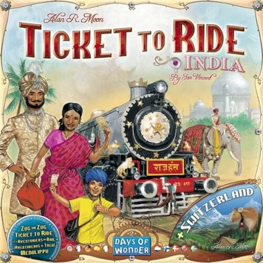 Ticket to Ride – India + Switzerland