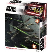 Puzzle Effetto 3D - 500 pezzi: Star Wars Batalla