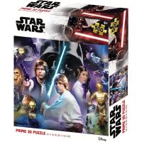 Puzzle Effetto 3D - 500 pezzi -  Star Wars Personaggi