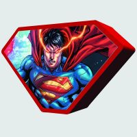 Puzzle Effetto 3D - 300 pezzi: DC Comics Superman - Scatola di Latta