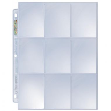 25 Fogli 9 Tasche Ultra Pro Silver