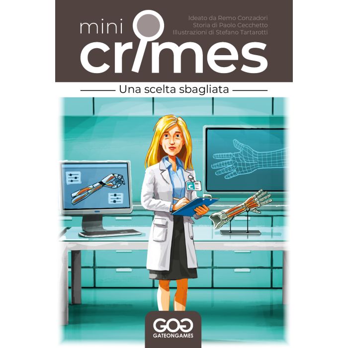 LA FINE DEI GIOCHI gioco di investigazione MINI CRIMES gate on games IN  ITALIANO età 8+