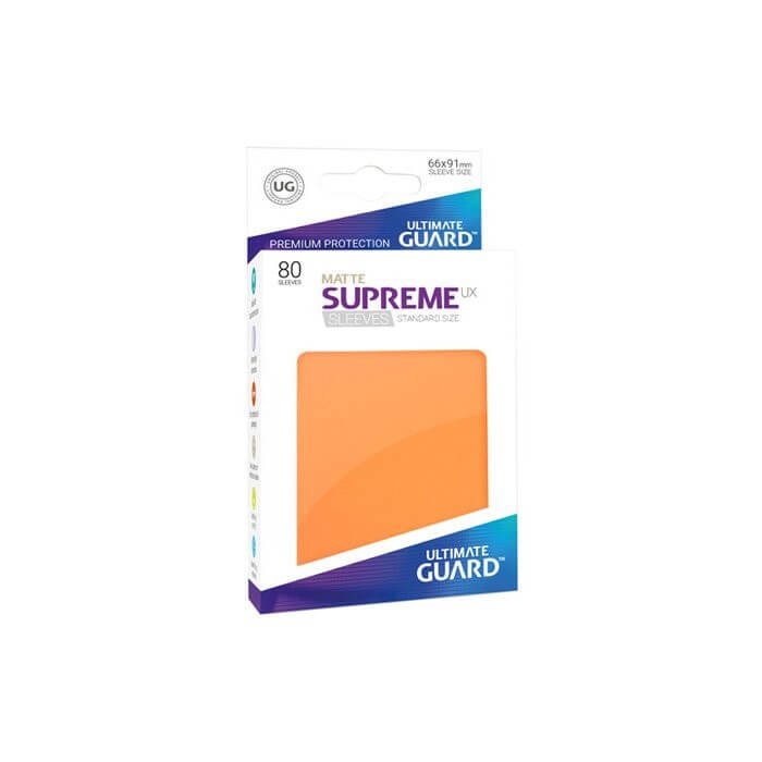 Copertina di Bustine Standard Ultimate Guard Supreme UX Matte 80 (ARANCIONE) Copertina di Bustine Standard Ultimate Guard Supreme UX Matte 80 (ARANCIONE)