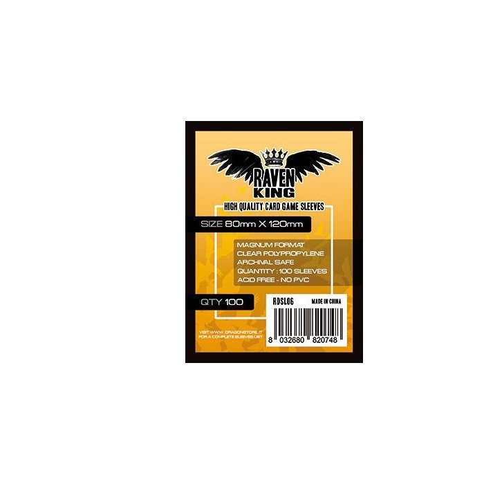 Copertina di Bustine Gold Dixit Raven King 100 (80x120) Copertina di Bustine Gold Dixit Raven King 100 (80x120)
