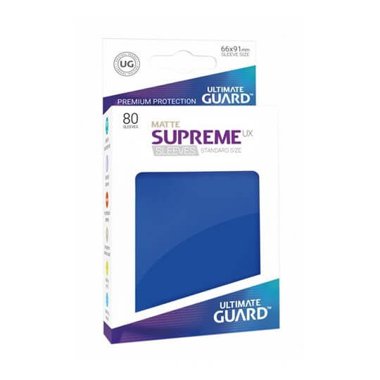 Bustine Standard Ultimate Guard Supreme UX Matte 80 (BLU)
