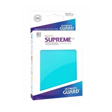 Bustine Standard Ultimate Guard Supreme UX Matte 80 (ACQUAMARINA)