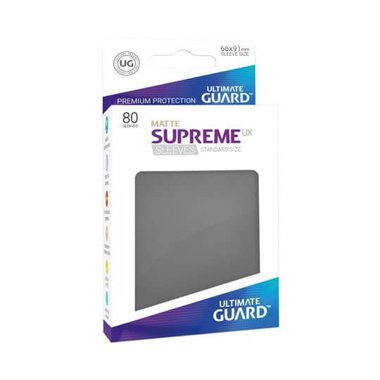Copertina di Bustine Standard Ultimate Guard Supreme UX Matte 80 (GRIGIO SCURO) Copertina di Bustine Standard Ultimate Guard Supreme UX Matte 80 (GRIGIO SCURO)