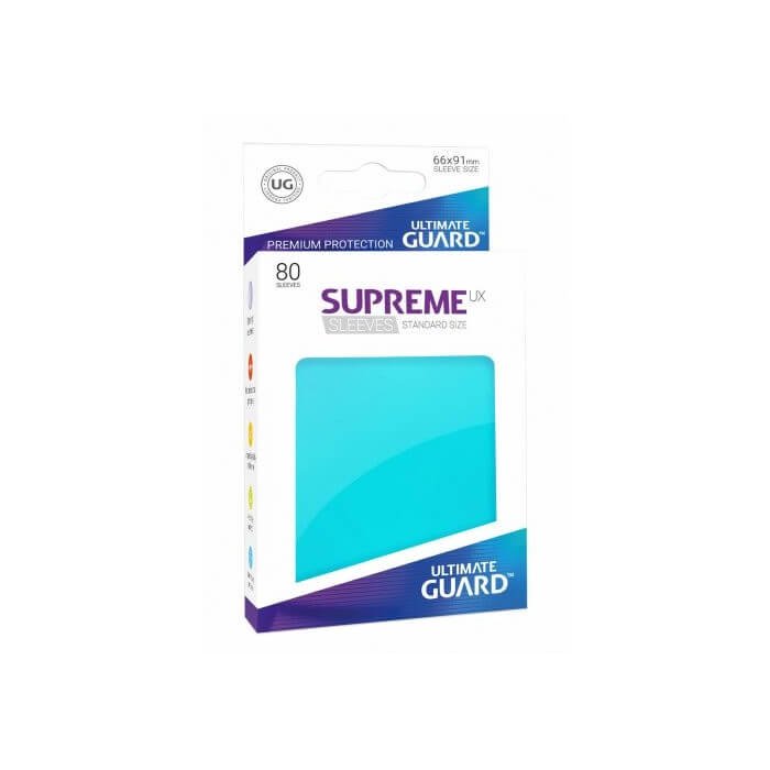Copertina di Bustine Standard Ultimate Guard Supreme UX 80 (ACQUAMARINA) Copertina di Bustine Standard Ultimate Guard Supreme UX 80 (ACQUAMARINA)
