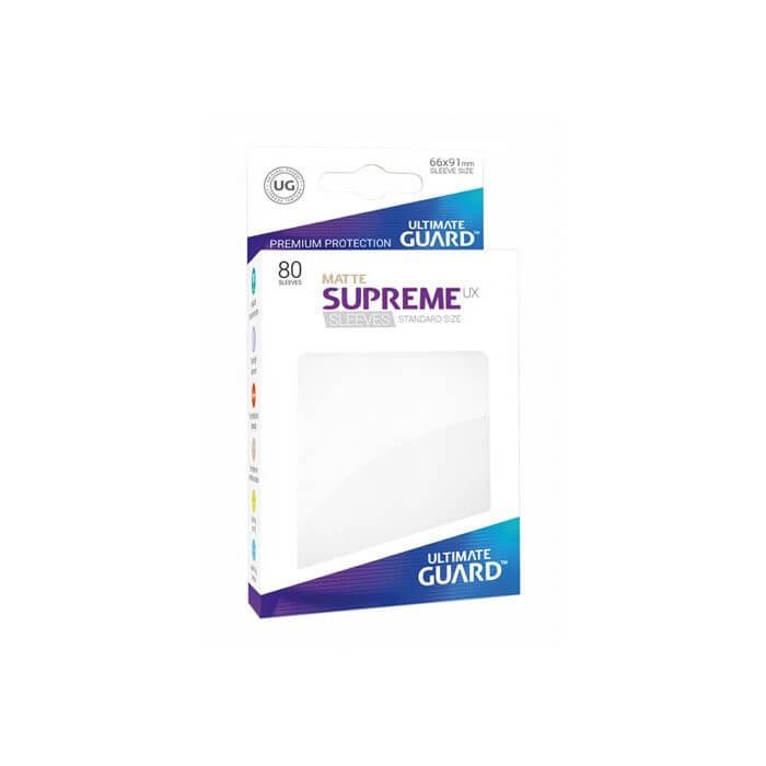 Copertina di Bustine Standard Ultimate Guard Supreme UX 80 (BIANCO) Copertina di Bustine Standard Ultimate Guard Supreme UX 80 (BIANCO)