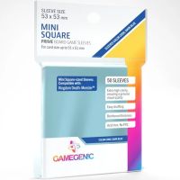Bustine Gamegenic Prime Board Game Sleeves Mini Square Dark Blue 50 (53x53)