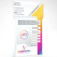 Bustine Gamegenic Matte Board Game Sleeves Standard Gray 50 (66x91)