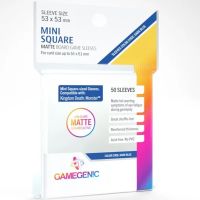 Bustine Gamegenic Matte Board Game Sleeves Mini Square Dark Blue 50 (53x53)