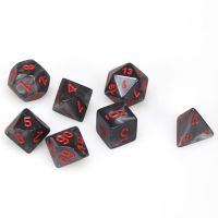 Set di Dadi MINI Velvet (Nero, Rosso)