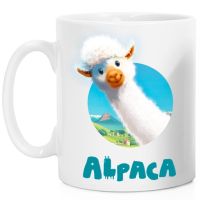 Fluffy Animals - Alpaca - Tazza da Colazione
