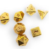 Dungeons & Dragons - Heavy Metal Dice Set 50th Anniversary