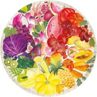 Puzzle Rotondo Circle of Colors - Frutta e Verdura - 500 Pezzi