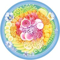 Puzzle Rotondo Circle of Colors - Poke Bowl - 500 Pezzi