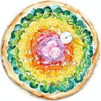 Puzzle Rotondo Circle of Colors - Pizza - 500 Pezzi