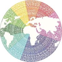 Puzzle Rotondo Circle of Colors - Mandala - 500 Pezzi