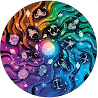 Puzzle Rotondo Circle of Colors - Astrologia - 500 Pezzi