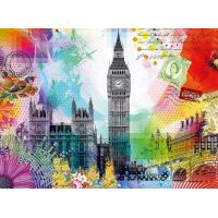 Puzzle Cartolina di Londra - 500 Pezzi