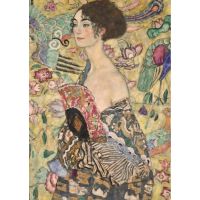 Puzzle Art Collection - Klimt - Dama col Ventaglio - 1000 Pezzi