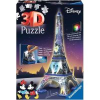 Puzzle 3D Monumenti - Disney Tour Eiffel Night Edition - 226 Pezzi