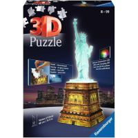 Puzzle 3D Monumenti - Statua della Libertà Night Edition - 120 Pezzi