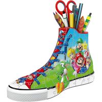 Puzzle 3D Sneaker Super Mario - Portapenne 112 Pezzi