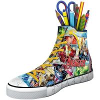 Puzzle 3D Sneaker Avengers - Portapenne 112 Pezzi