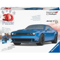 Puzzle 3D Dodge Challenger Scat Pack Blu - 163 Pezzi