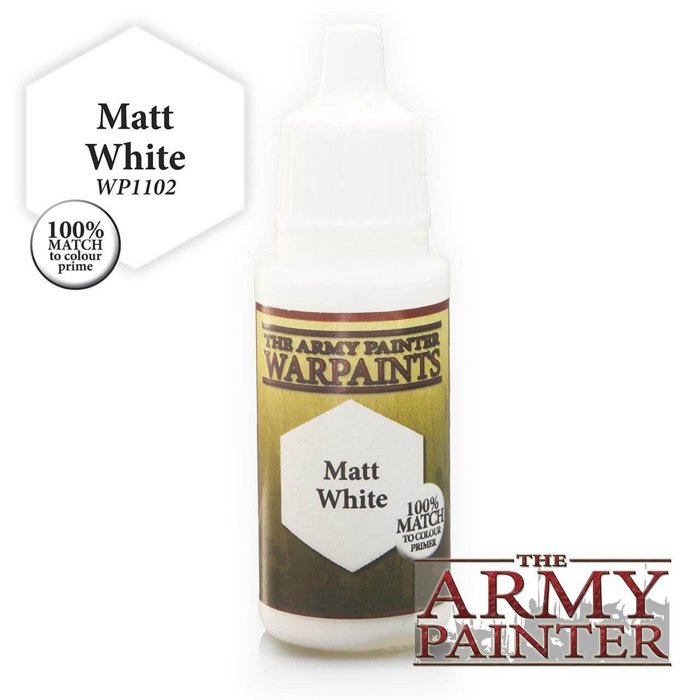 Copertina di Warpaints - Matt White (18ml) Copertina di Warpaints - Matt White (18ml)
