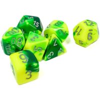 Set di Dadi Gemini (Verde, Giallo, Argento)