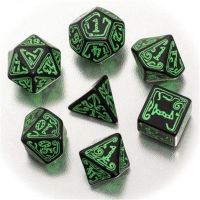 Set 7 Dadi Call of Cthulhu (Nero, Verdi)