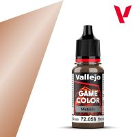 Vallejo Game Color Metal Brassy Brass 18 ml