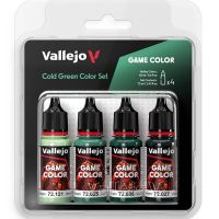 Vallejo Game Color Cold Green Color Set - Set da 4 Colori