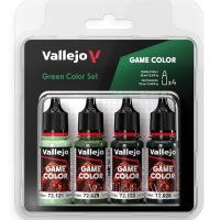 Vallejo Game Color Green Color Set - Set da 4 Colori