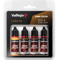 Vallejo Game Color Leather Set - Set da 4 Colori