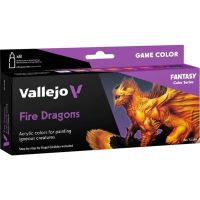 Vallejo Game Color Fire Dragons - Set da 8 Colori