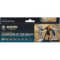 Vallejo Wizkids Champions of the Realm - Set da 8 Colori