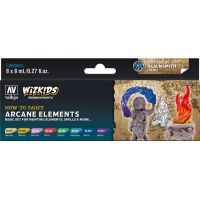 Vallejo Wizkids Arcane Elements - Set da 8 Colori