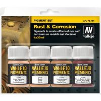 Vallejo Pigments Rust & Corrosion - Set da 4 Pigmenti