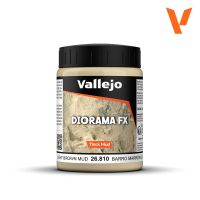 Vallejo Diorama Effects Thick Mud Textures Light Brown Mud 200 ml