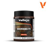 Vallejo Diorama Effects Thick Mud Textures Brown Mud 200 ml