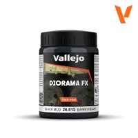 Vallejo Diorama Effects Thick Mud Textures Black Mud 200 ml