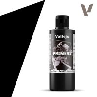 Vallejo Primer Color Gloss Black 200 ml