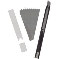 Vallejo - Taglierino con 10 Lame - Slim Snap-Off Knife & 10 Blades