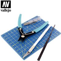 Vallejo - Kit Strumenti per Modellare la Plastica - Plastic Modeling Tool Set